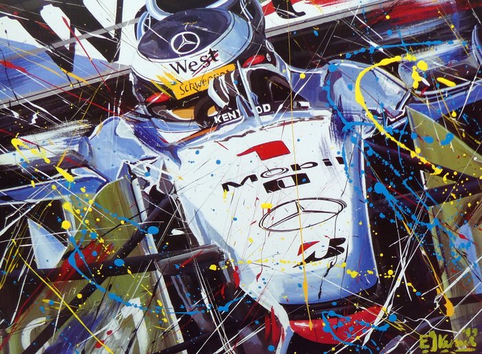 Mercedes-Benz - Mika Hakkinen By Eric-Jan Kremer - Artwork 