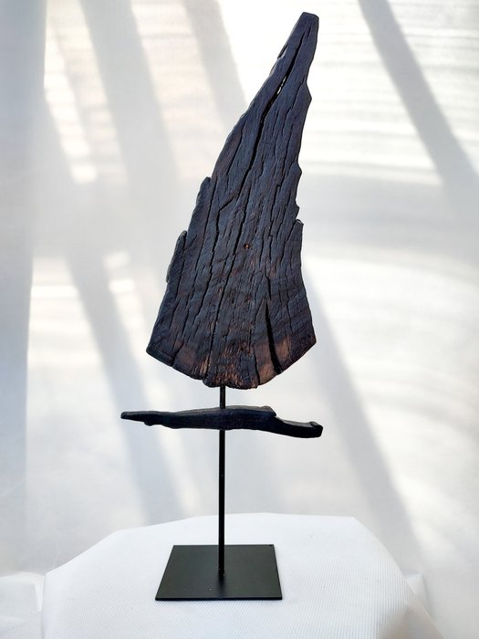 THE FOREST Art & Woodworking Studio - M. Paszko - Sculptură, Whispering Sail - 50 cm - Lemn - 2024