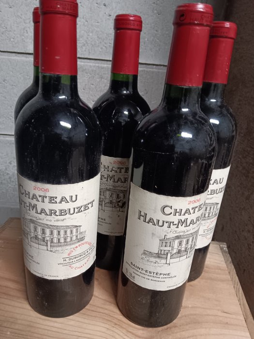 2006 Château Haut Marbuzet - Bordeaux - 5 Flaschen (0,75 l)