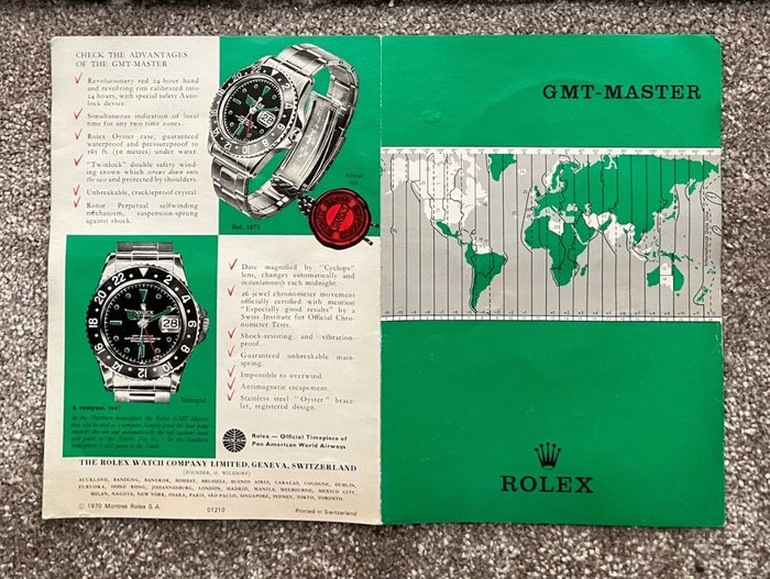 Rolex - GMT Master - Reference 1675 - English