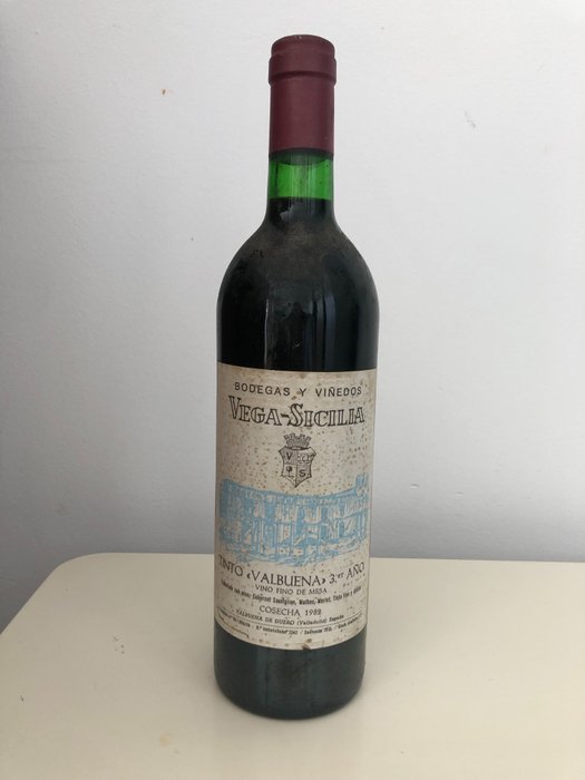 1982 Vega Sicilia, Tinto Valbuena 3º Año - 里貝拉格蘭德爾杜羅 - 1 Bottle (0.75L)
