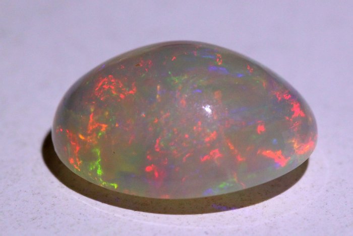 *Inget reservationspris* - "Fin Color Quality" - Play of Colors (VIVID) Opal - 6.47 ct