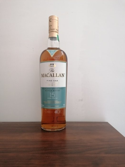 Macallan 15 years old - Fine Oak - US Import - Original bottling  - b. Jaren 2000 - 75cl