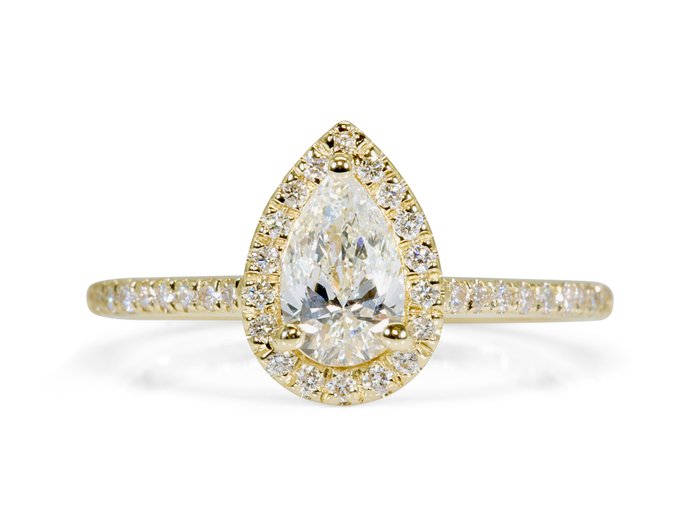 Ring - 18 kt Gelbgold -  2.66 tw. Diamant  (Natürlich) - Diamant