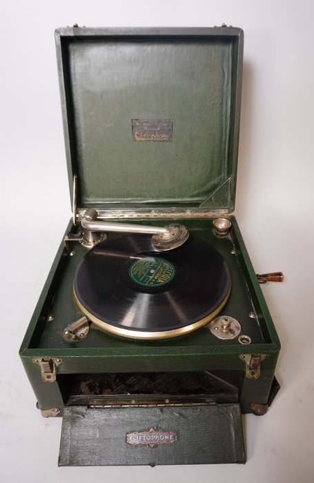 Brunswick Cliftophone - Speciale Koffer Grammofoon 78 rpm 圓盤形留聲機