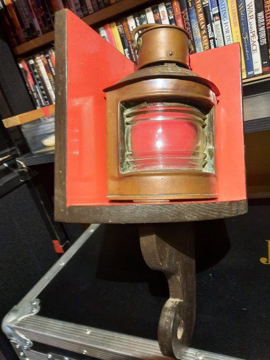 Scheepslamp (2) – Bakboord en stuurboord lantaarn – Koper