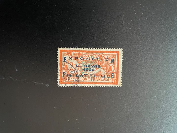 法國  - 1929 年勒阿弗爾集郵展覽第 257A 號。 - Yvert