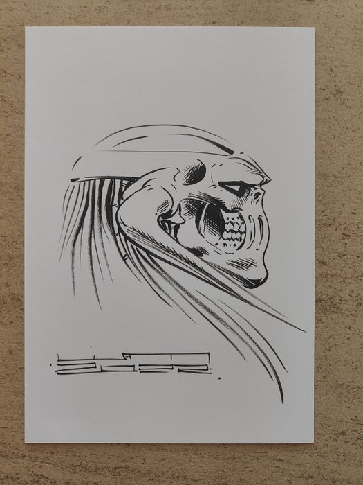 Liam Sharp - 1 Original drawing - Death's Head - 2022