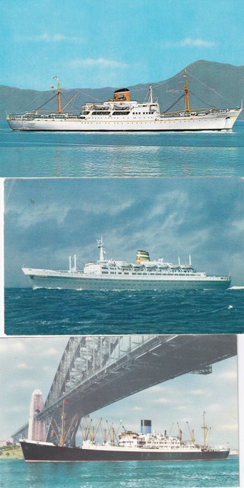 船舶 - 明信片相册 (90) - 1958-1965