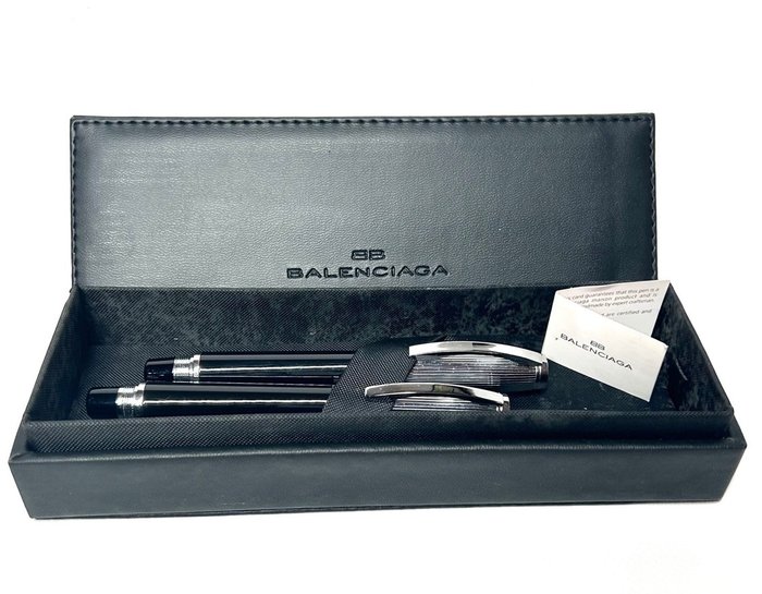 New Set of 2 Pens Balenciaga with cover and Box - Bolígrafo