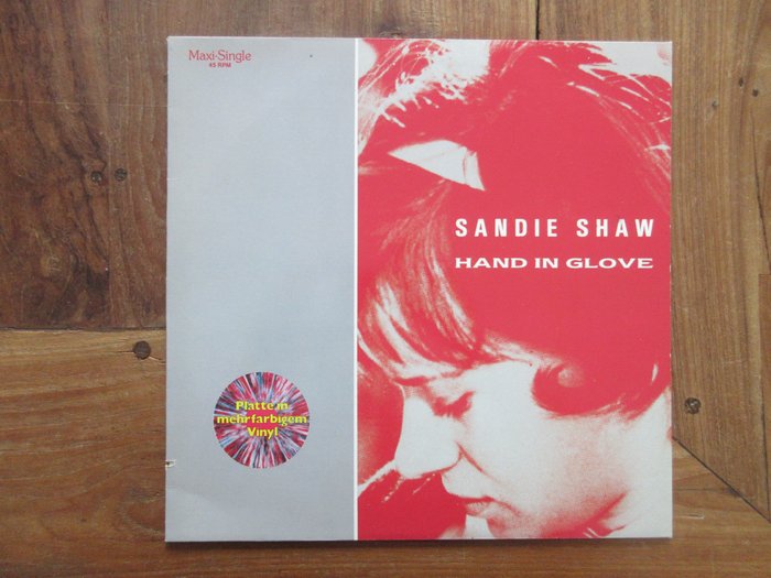 Sandie Shaw / The Smiths - Hand in glove / backing vocals by Morissey - colored vinyl - 12" Maxi single - 1984