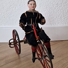 Gaulthier – Speelgoed Boy on tricycle – 1850-1900 – Europa