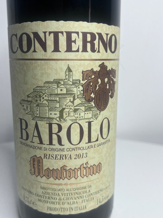 2013 Giacomo Conterno, Monfortino - 巴羅洛 Riserva - 1 Bottle (0.75L)