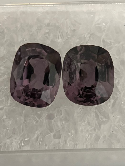 2 pcs Rosa Spinell - 2.40 ct