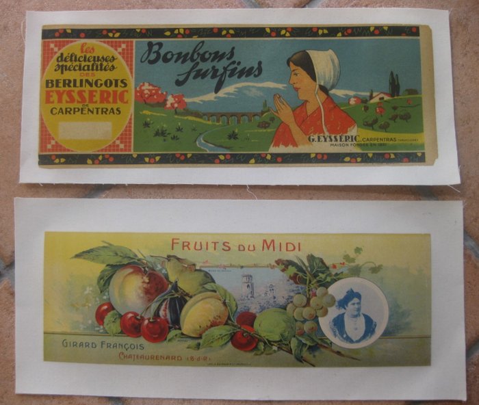 Anonymous - Bonbons surfins et fruits du Midi - 1930年代