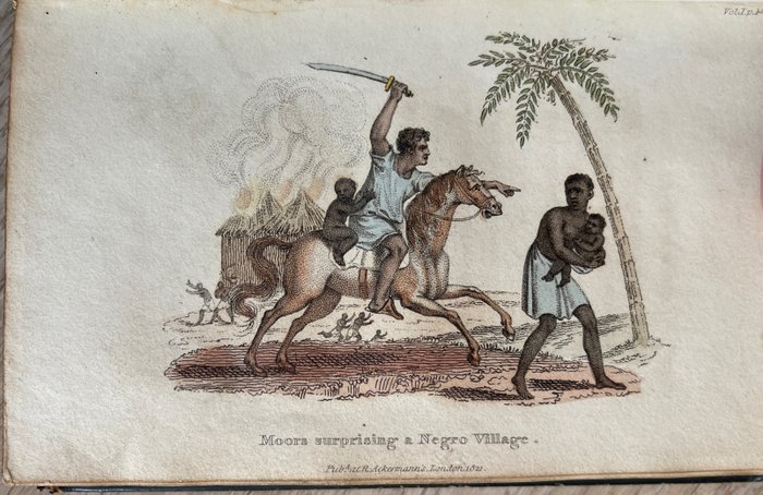 Frederic Shoberl - World in miniature: Africa, a description of the manners and customs of the Moors of the Zahara - 1821