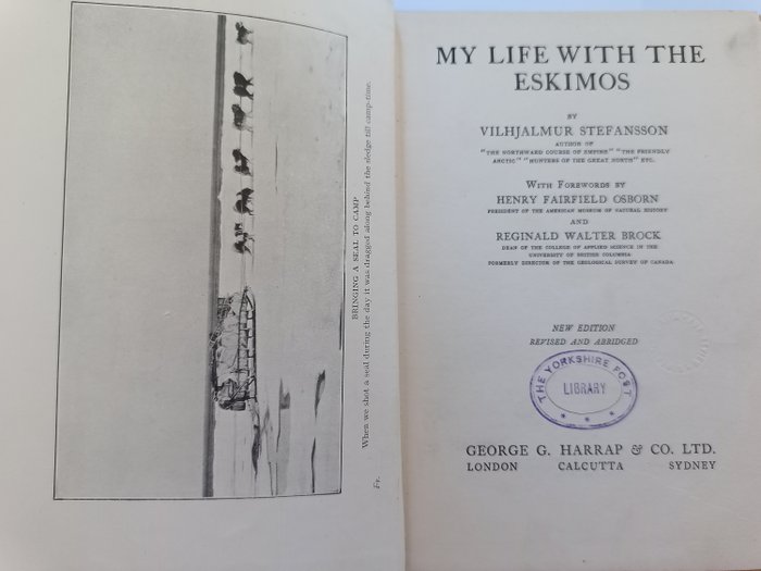 Vilhjalmur Stefansson - My Life With The Eskimos - 1924