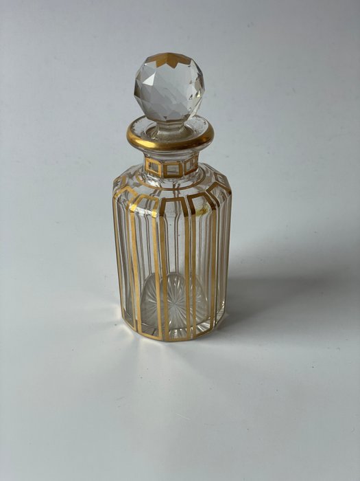 Baccarat - Parfümfläschchen - feiner Goldrand - Kristall