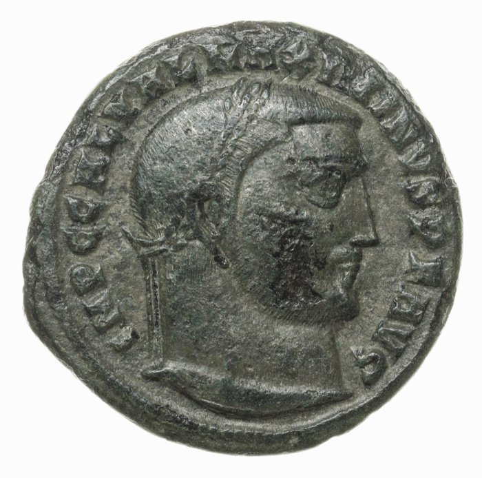Empire romain. Maximinus Daia (310-313 AD). Follis (Sol). Nicomedia mint circa 312 AD. / RIC VI 77b  (Sans Prix de Réserve)