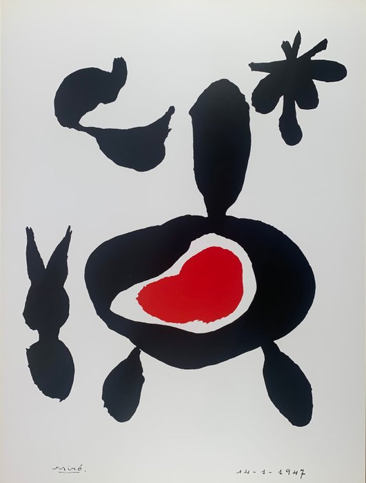 Joan Miró (after) - Study For The Cover - Artptrint - 80 x 60 cm