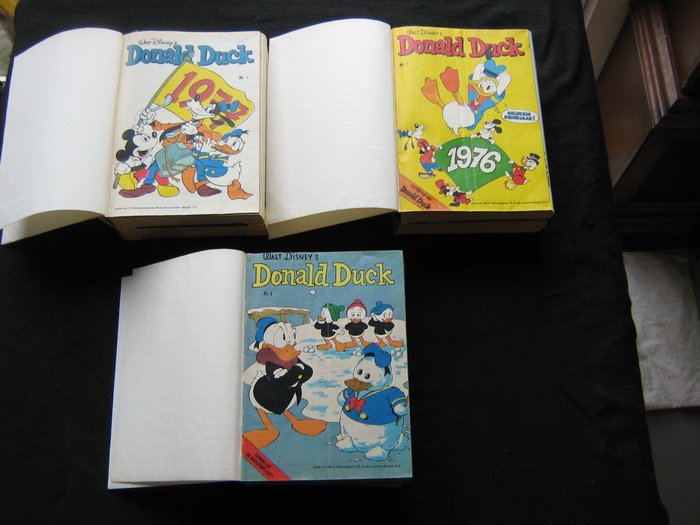 professioneel ingebonden donald ducks 1975-1977 - 1975-1977