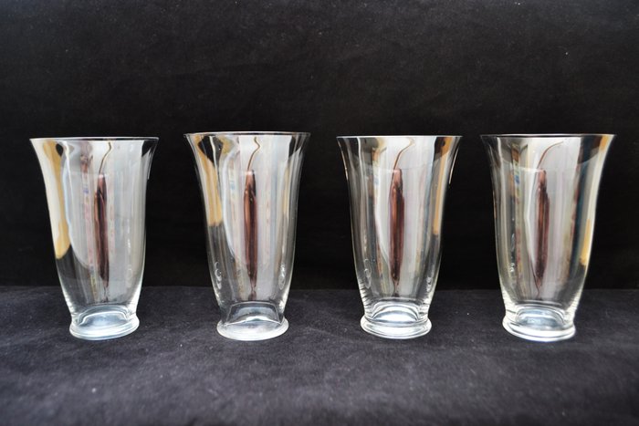 Glasfabriek Leerdam A.D. Copier - Drikkeglass (4) - Krystall