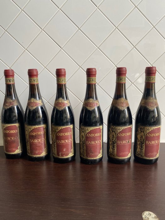 1967 Anforio, Barolo Riserva Speciale - Piamonte - 6 Botellas (0,72 L)