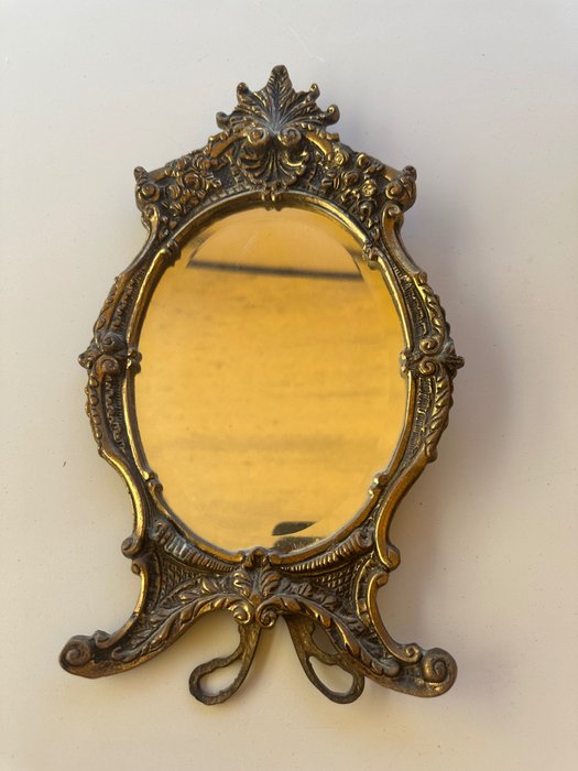 桌用镜子  - 黄铜
