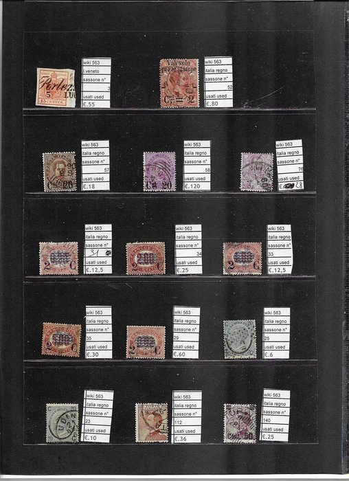 Olaszország 1850/1954 - Gyűjtemény az ókori államoktól a Köztársaság királyságáig MNH** +bélyegzett +MH* 1422 kat - sassone