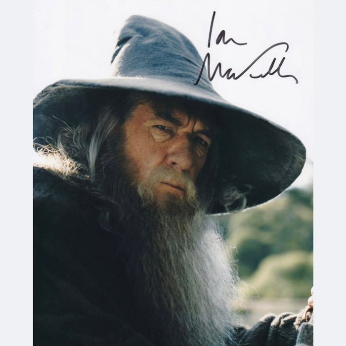 Lord of the Rings - Signed by Sir Ian McKellen (Gandalf)