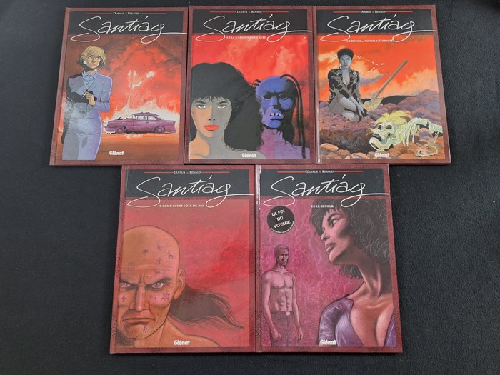 Santiag T1 à T5 - 5x C - série complète - 5 Album - Primera edición - 1991/1996