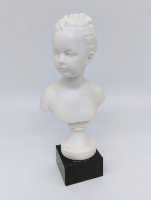 Scuola Francese XX - 雕塑, Giovane - 16.5 cm - 软质瓷