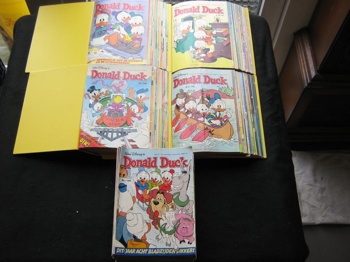 Donald Duck Weekblad - 3 complete jaargangen 1987-1989 met verzamelmappen!! - 1987-1989