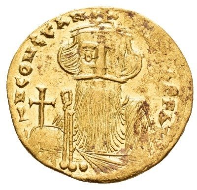 Imperio bizantino. Constante II (641-668 e. c.). Solidus