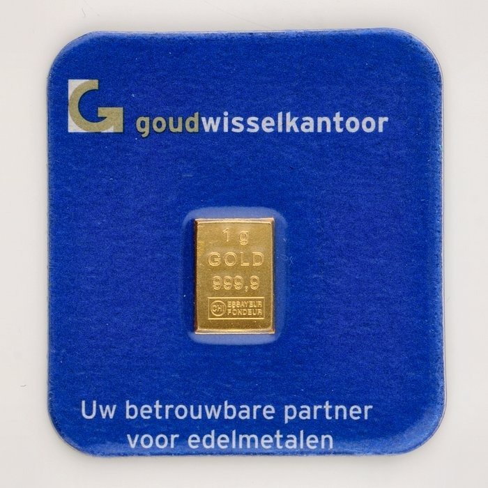 1 gram - Guld 999 - Valcambi - Forseglet  (Ingen mindstepris)