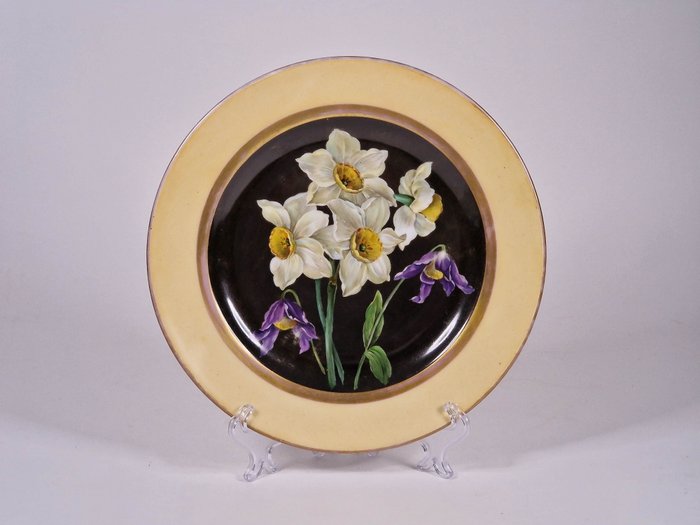 Royal Vienna Style - Vivid Flora - 盘子 - 瓷