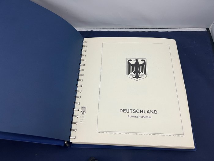德国，联邦共和国 1949/2001 - 收藏：德国 1949/2001 MNH 自 1954 年起，收录在 5 张 Lindner 专辑中