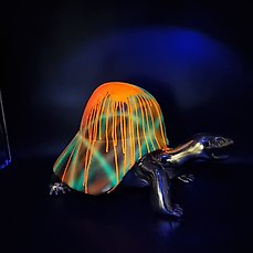 TC-Art – Beeld, Dark Father Neon Turtle – 29.5 cm – Hars – 2024