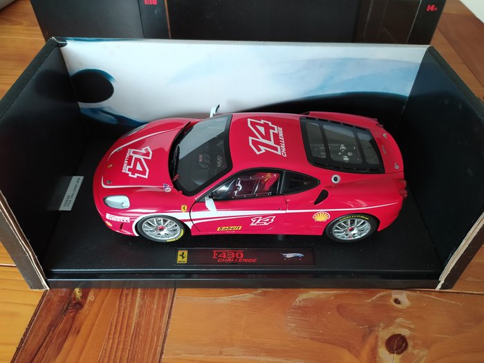 Élite par Hot wheels 1:18 - Modellino di auto - Ferrari F430 challenge de 2006 en édition limitée. - Serie limitata