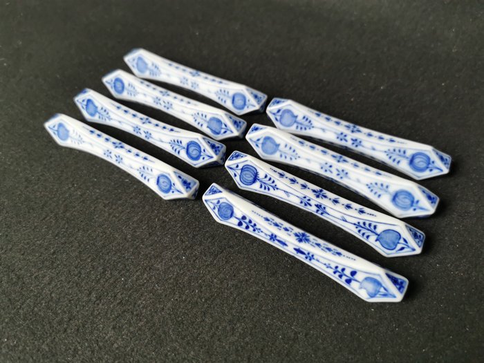 Meissen - Knife rest (8) - Meissen porcelain cutlery rest 1.Wahl L9.5 cm
