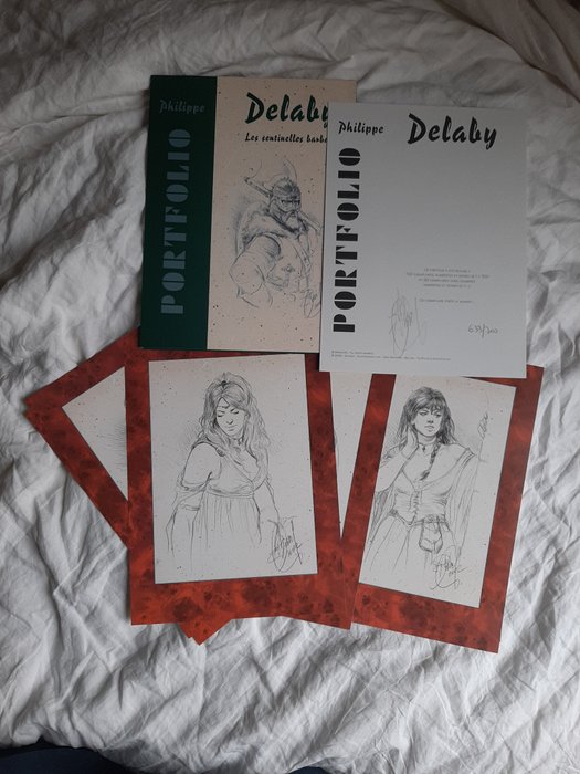 Delaby - Les sentinelles barbares - 1 Silhouette Portfolio - 2002