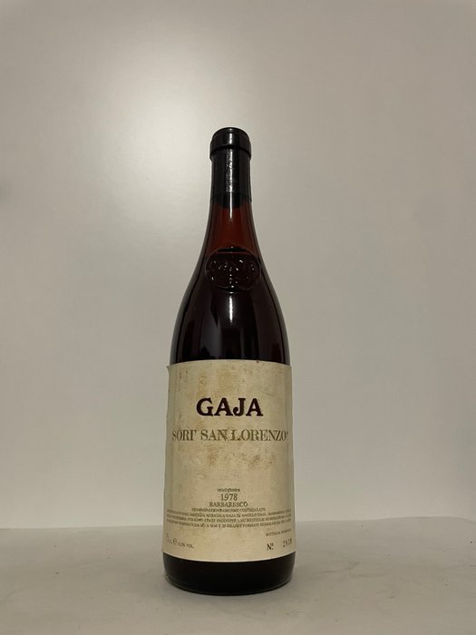1978 Gaja, Sorì San Lorenzo - Barbaresco - 1 Flaska (0,75 l)