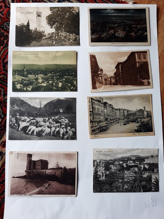 意大利 - 城市和景观 - 明信片 (120) - 1913-1970