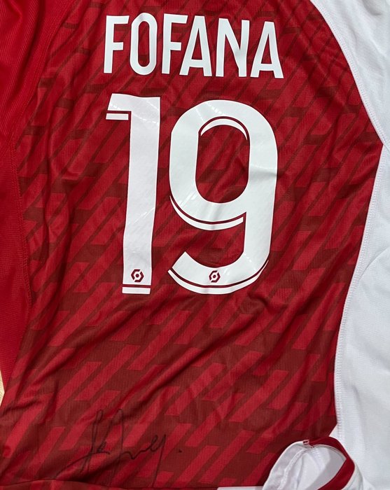 AS Monaco - Youssouf Fofana - Koszulka z podpisem 