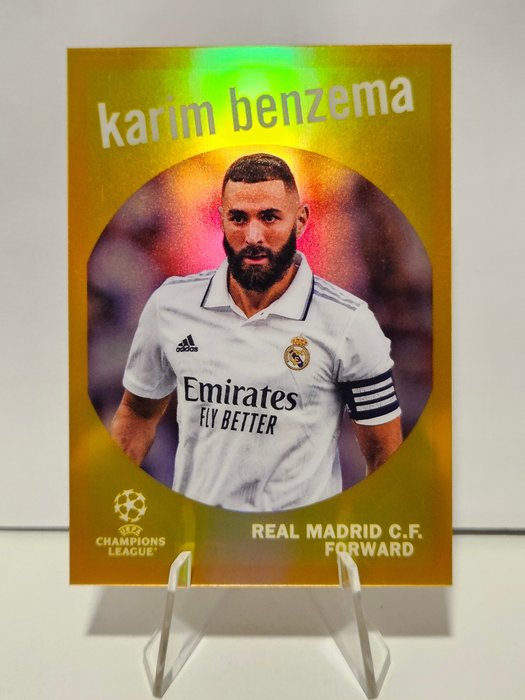 2022/23 - Topps - Merlin Chrome UCC - Karim Benzema - Gold /50 - 1 Card