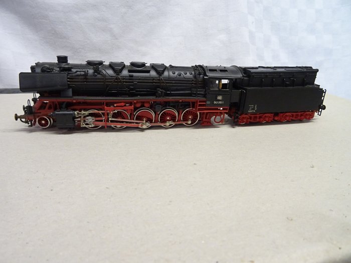 Roco H0 - 04126 A - Damplokomotiv med tender (1) - Klasse 043 seks-akslet tenderlokomotiv - DB