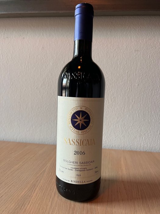 2016 Tenuta San Guido, Sassicaia - Bolgheri DOC - 1 Botella (0,75 L)