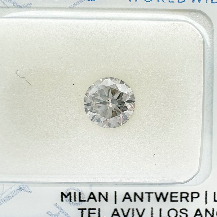 1 pcs Diamant - 0.53 ct - Rund - J - SI2, No Reserve Price!