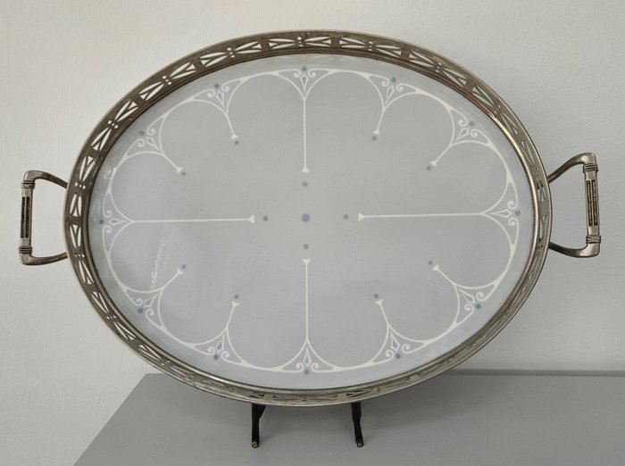 Tray - Serving tray - Art Deco - Porcelain