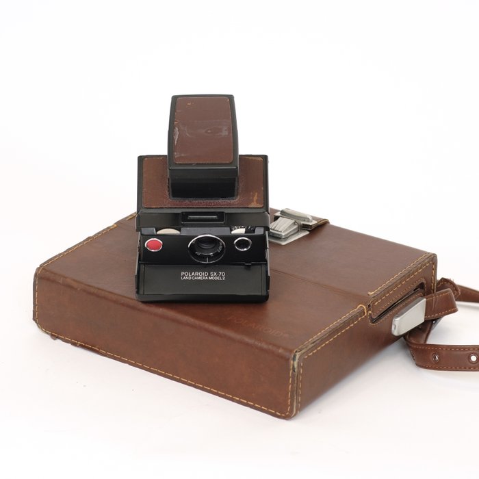 Polaroid SX 70 Land Camera Type 2 met origineel verpakte accessoires | Sofortbildkamera
